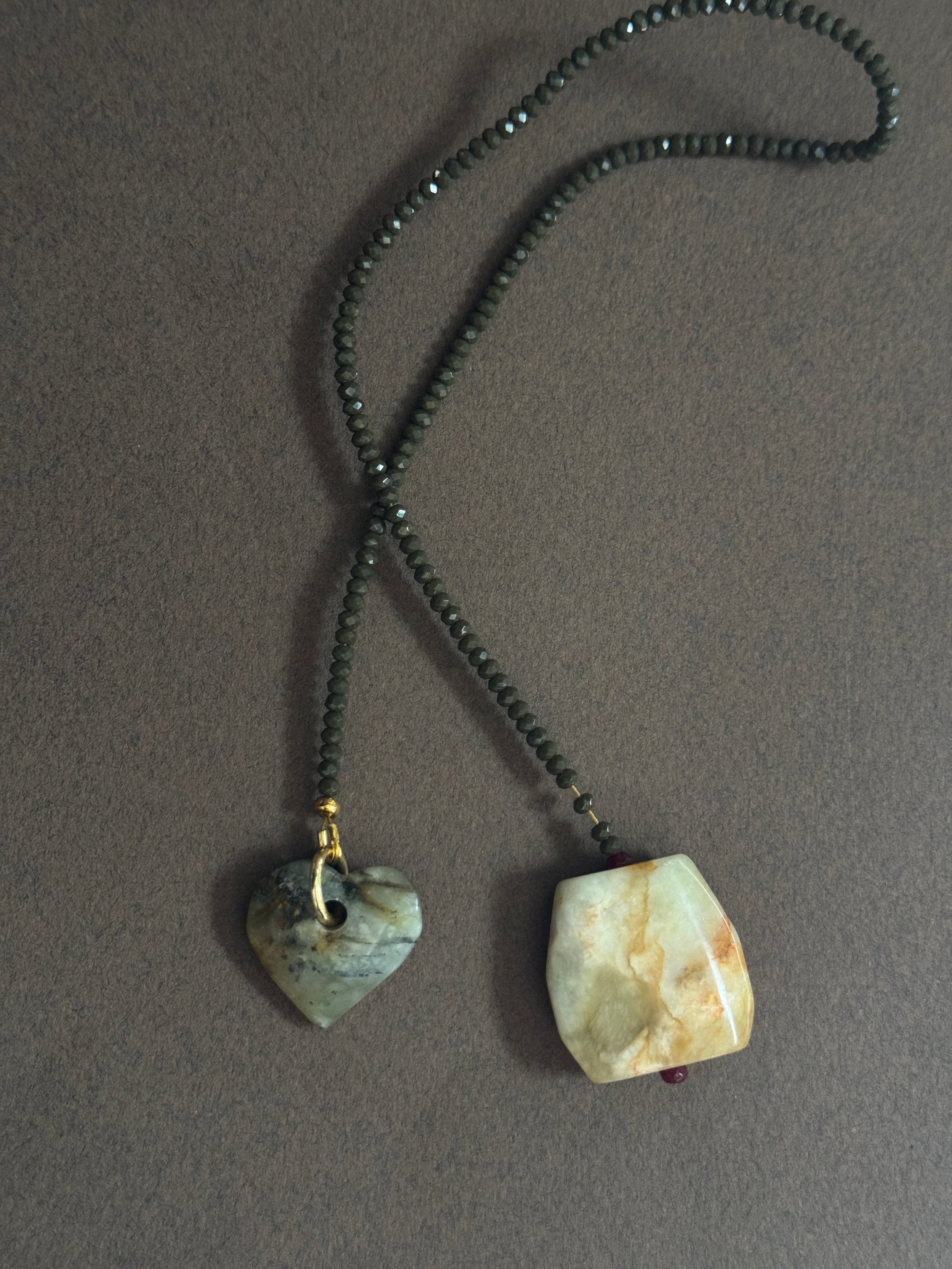 Gemstone bag charms