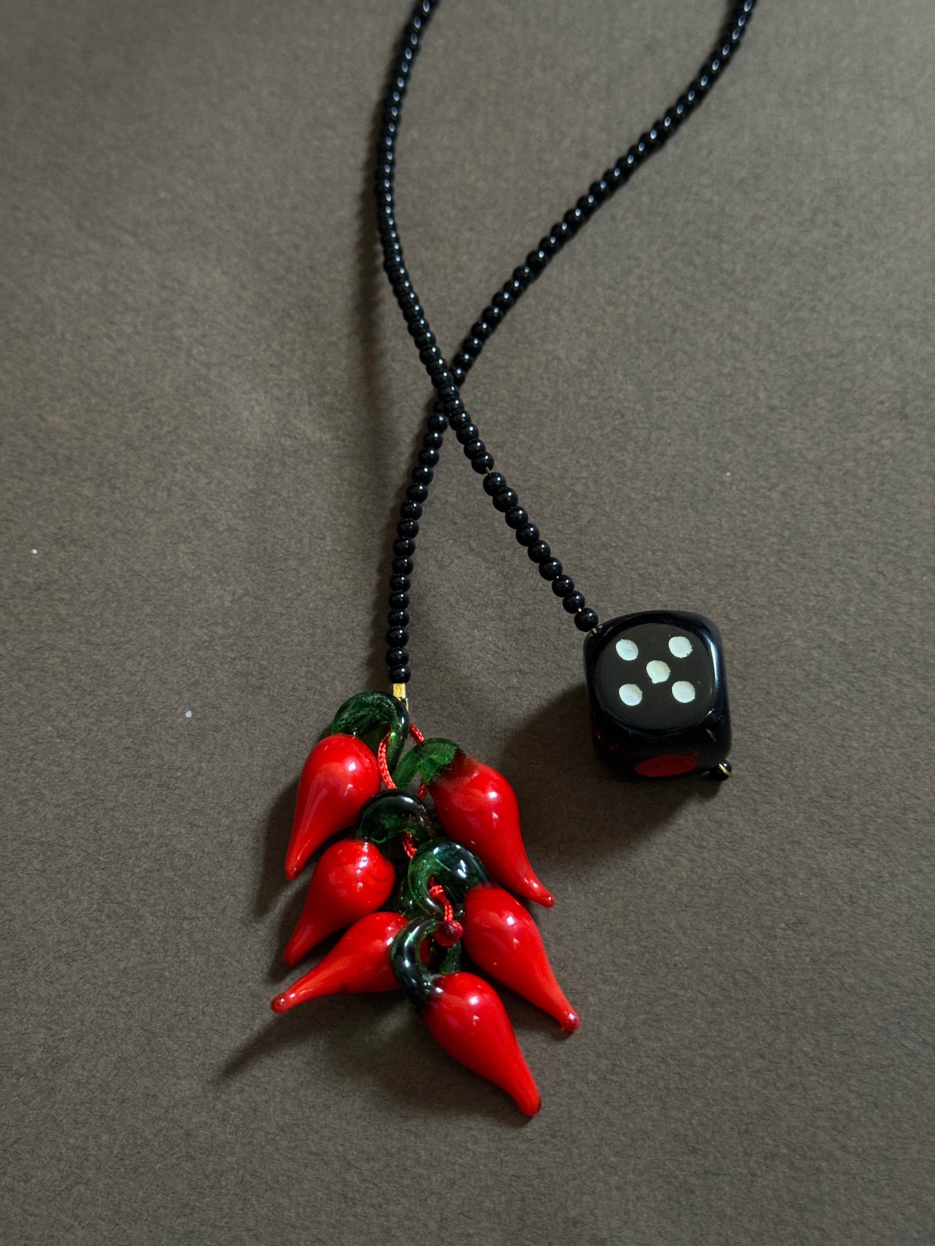Gemstone bag charms