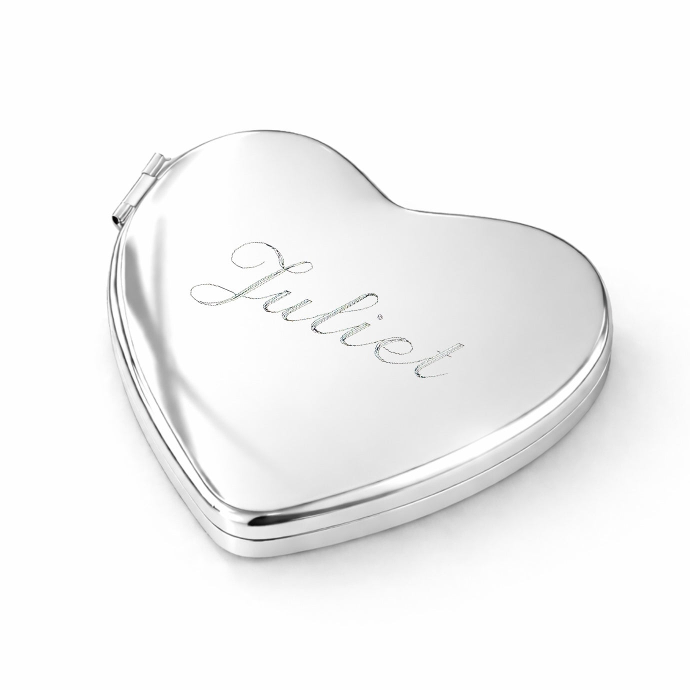 Violet Heart compact mirror