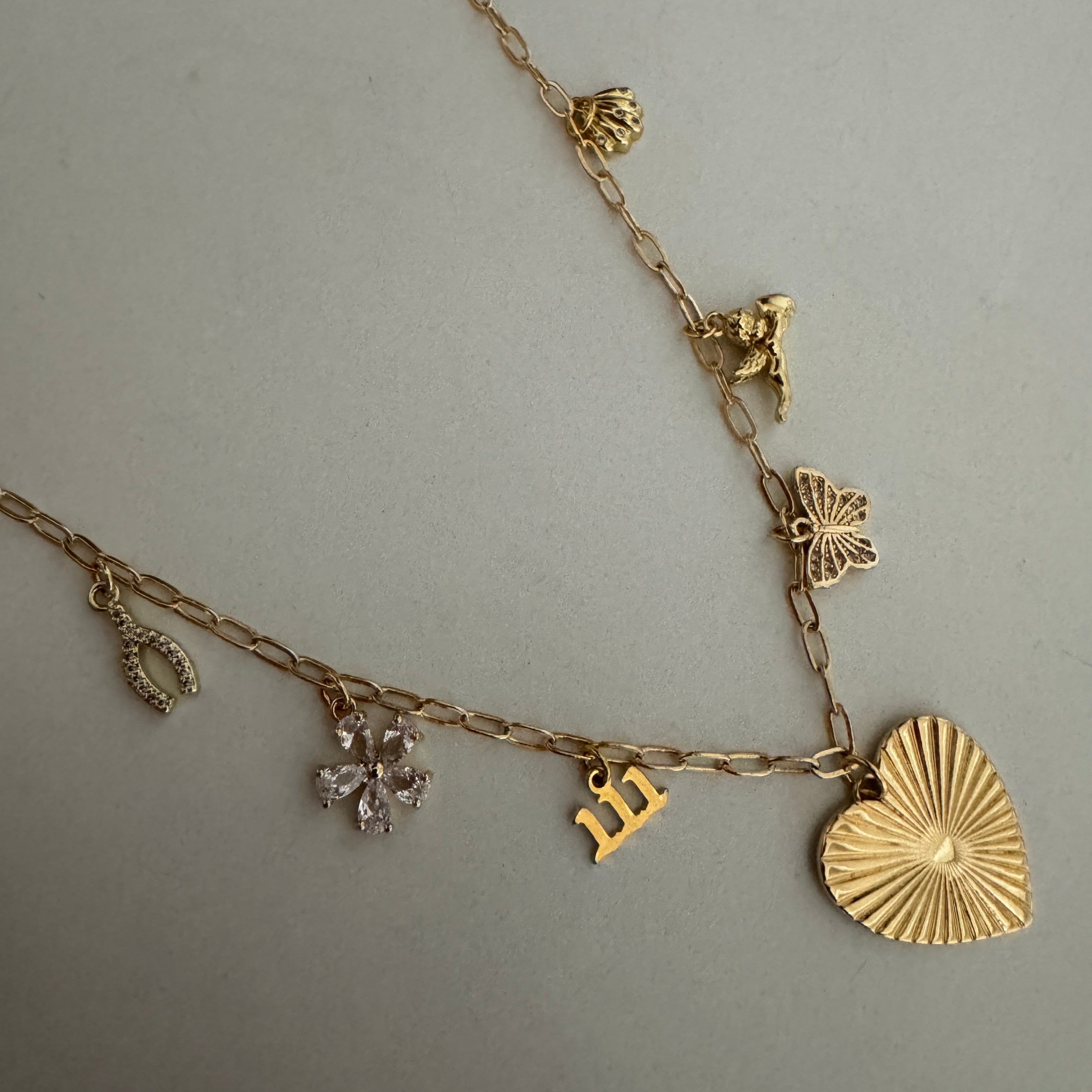 Heart Lady Charm Necklace 1 of 1
