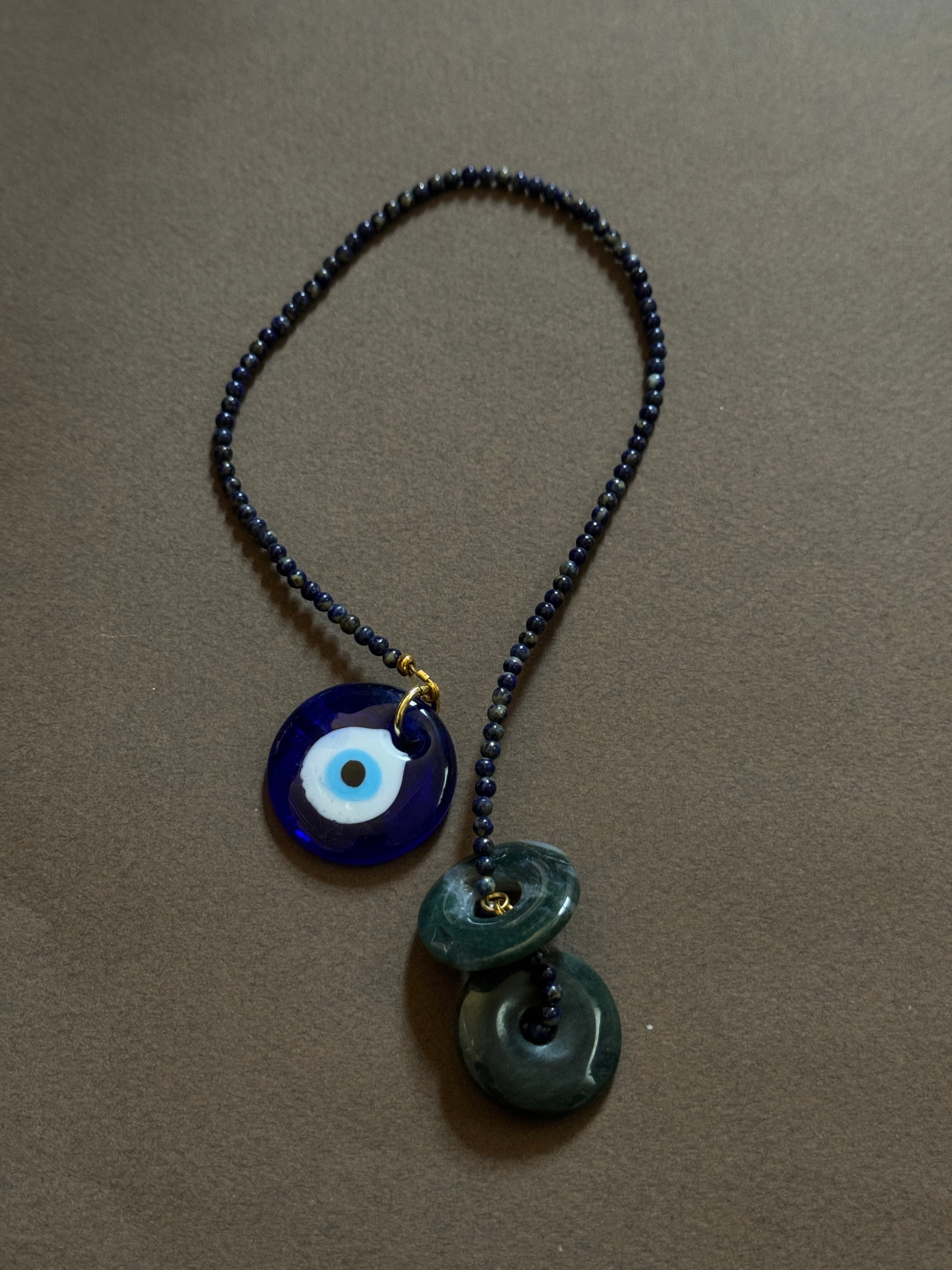 Gemstone bag charms
