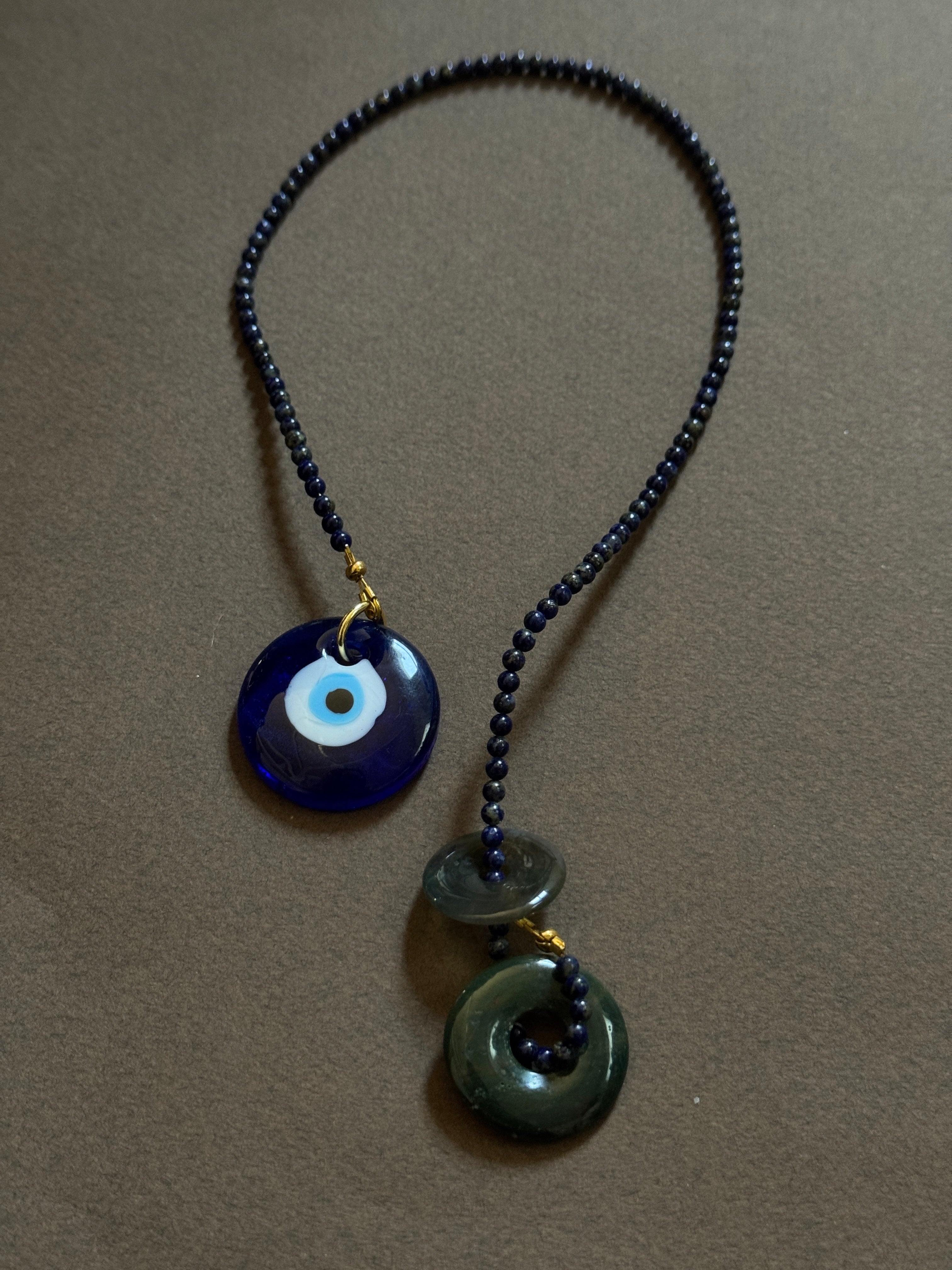 Gemstone bag charms