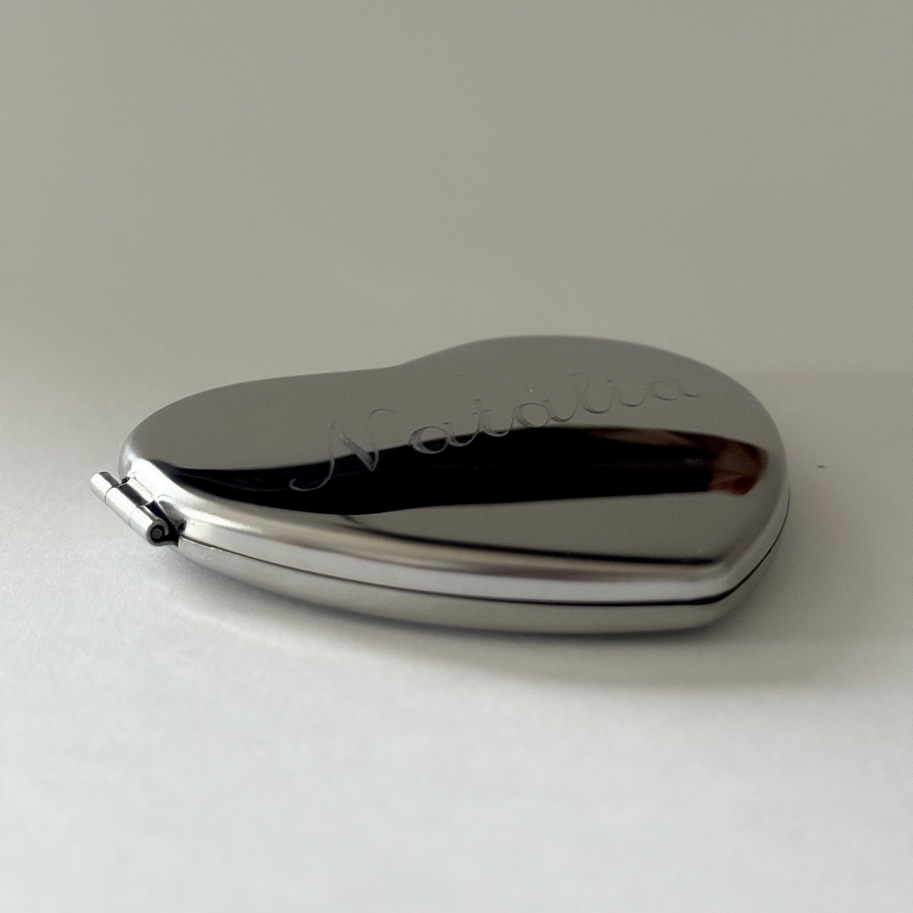 Violet Heart compact mirror