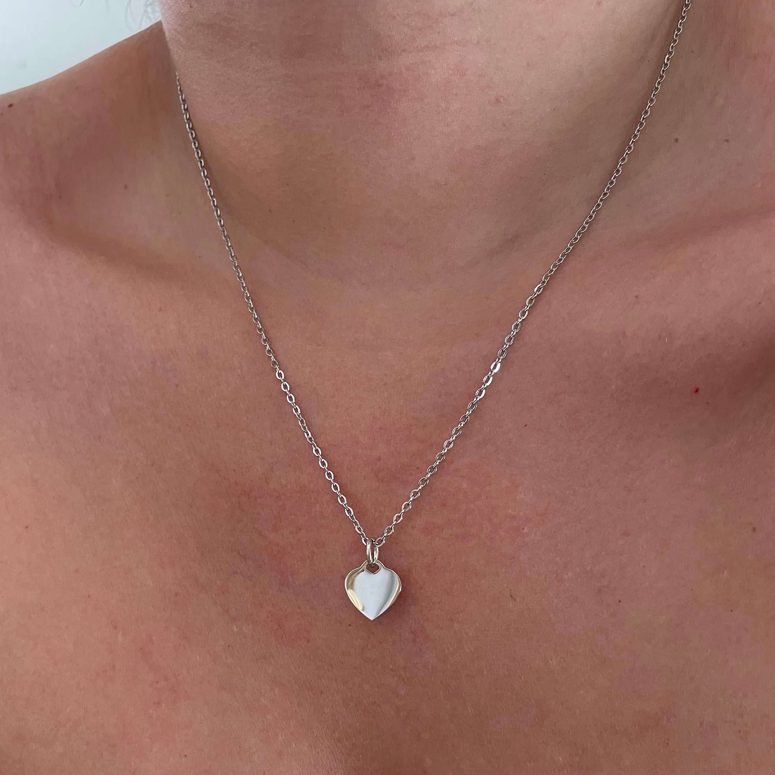 Silver Mini Heart