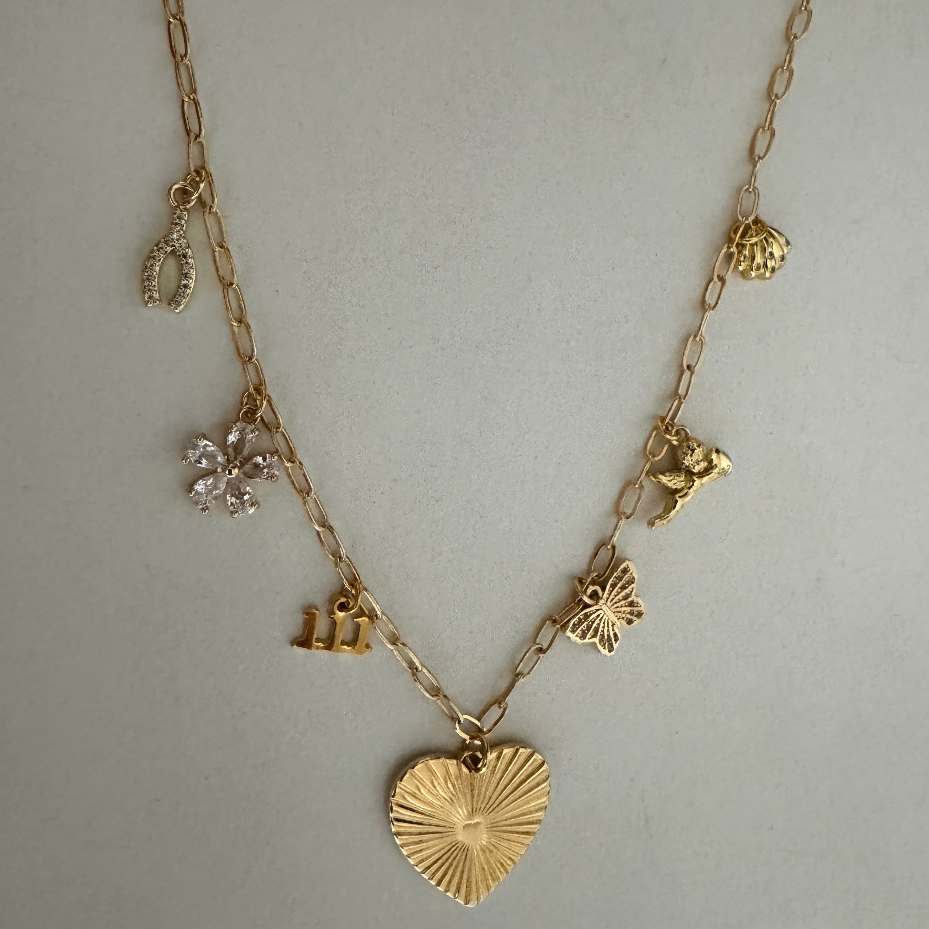 Heart Lady Charm Necklace 1 of 1