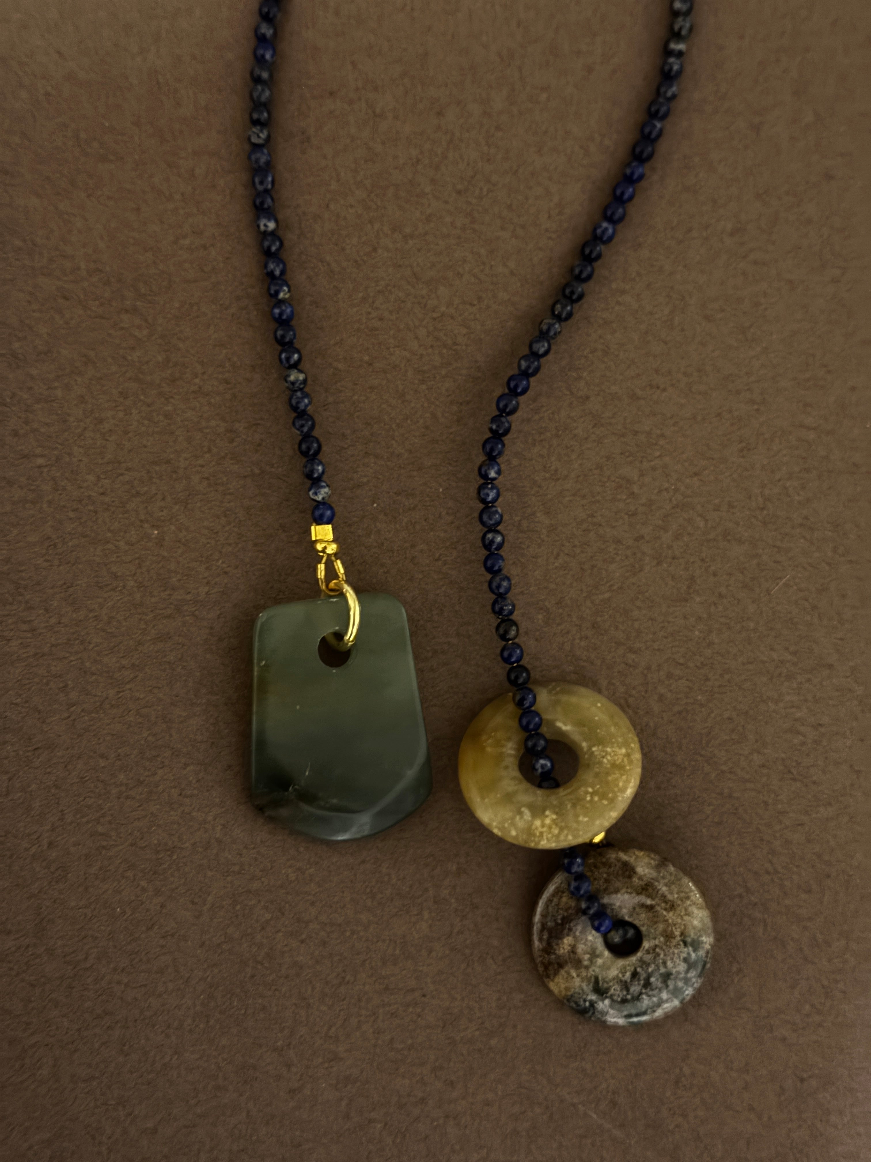 Gemstone bag charms