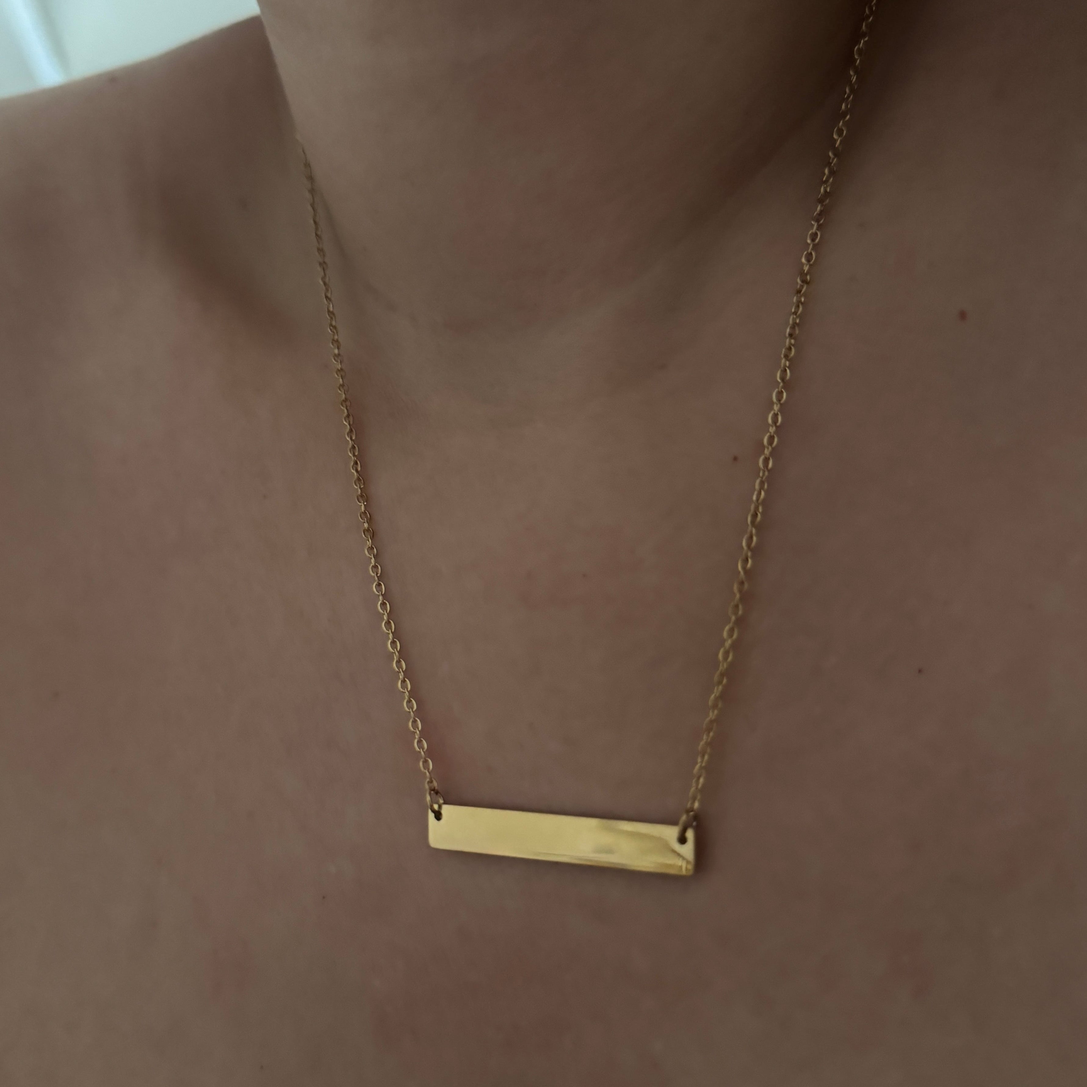 Bar Necklace GF