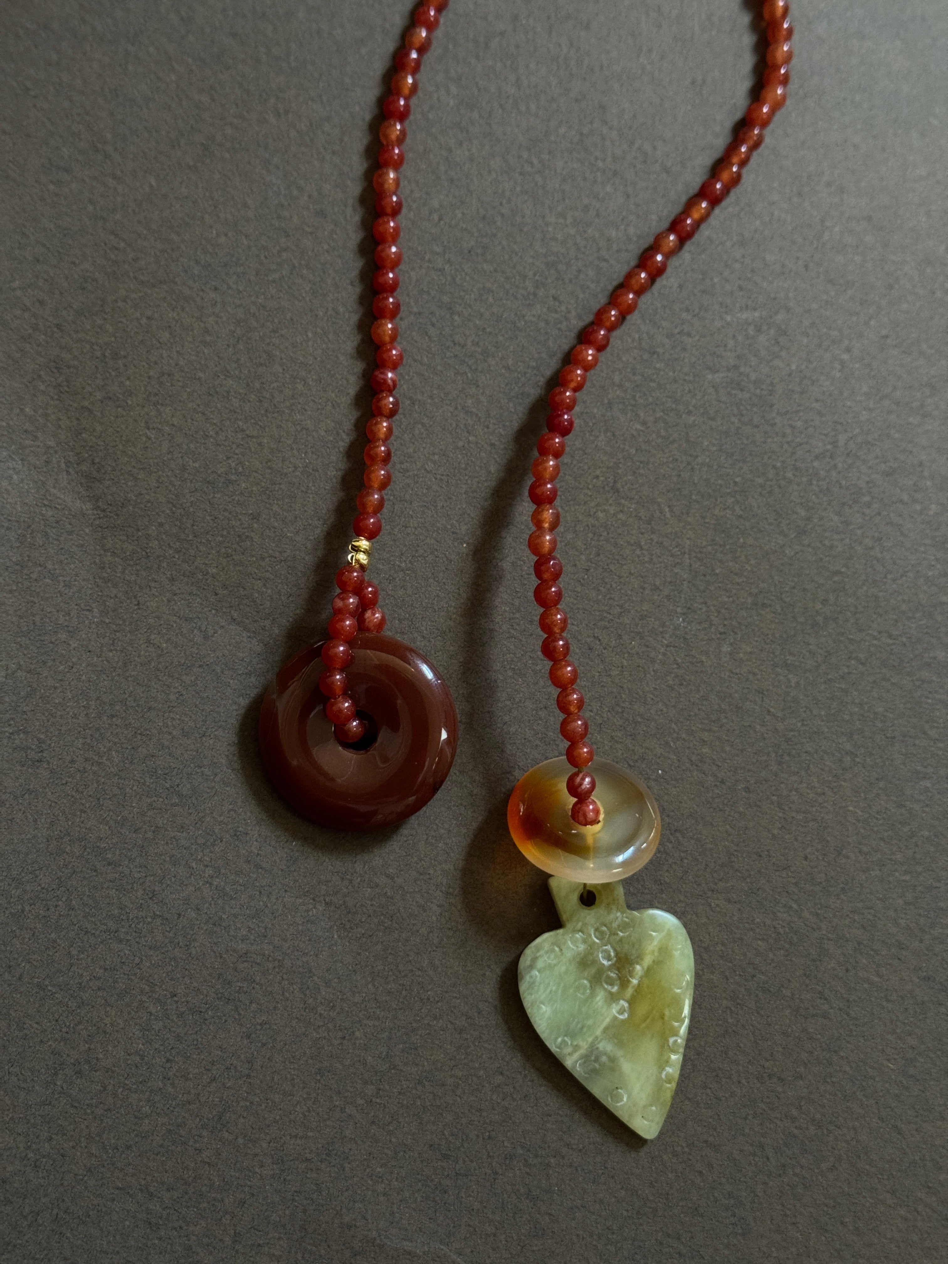 Gemstone bag charms