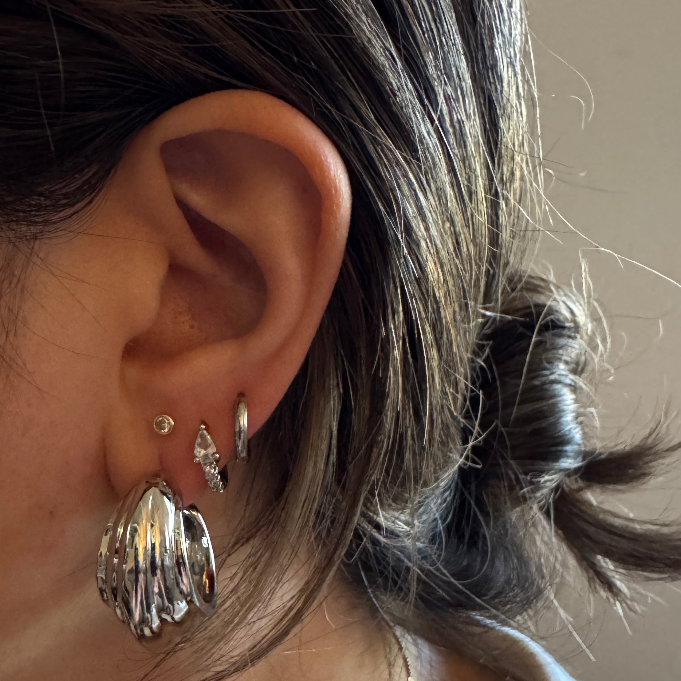 Tropic hoop Silver