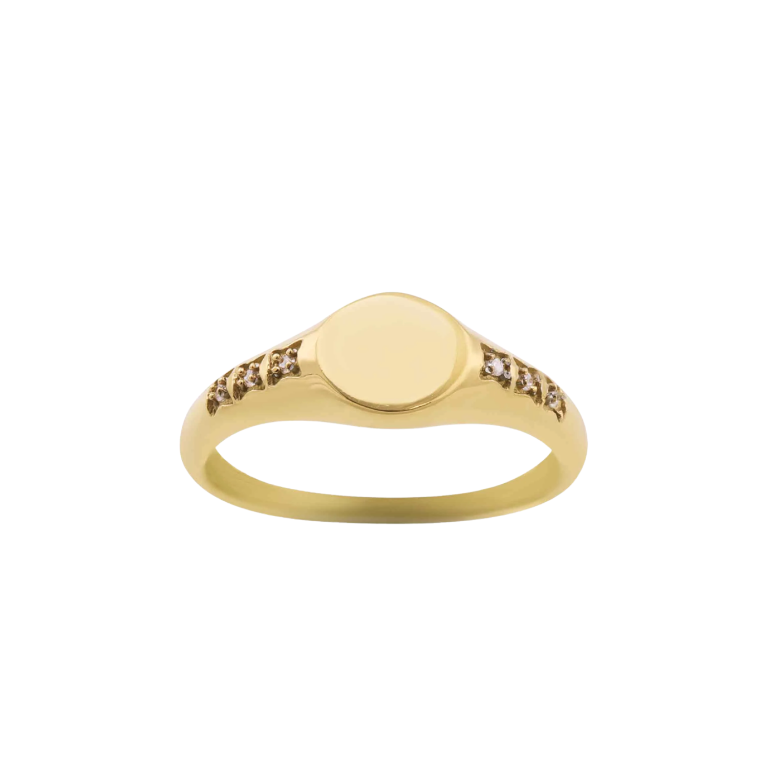 Mini cz Signet ring